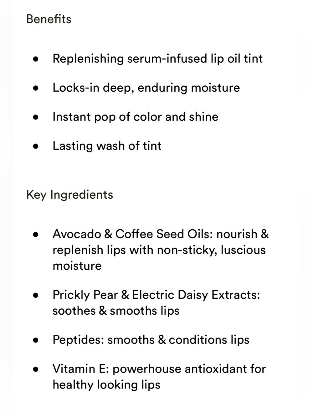 florence by mills Stay Plush Serum Infused Lip Oil Tint Color Coconut Colada - Picture 8 of 9